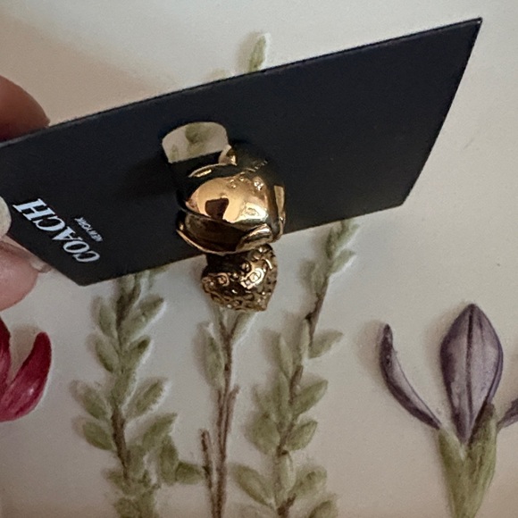 Coach Gold-Tone Women's Earrings - Picture 3 of 3